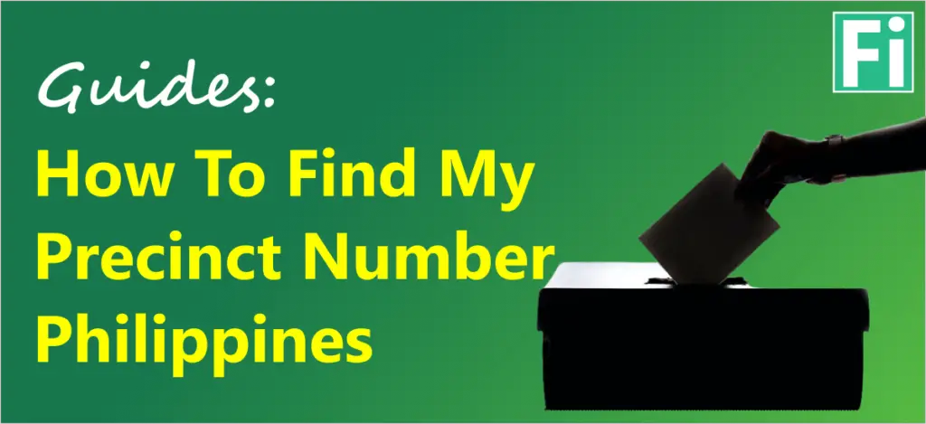 How To Find My Precinct Number Philippines - FilipinoIntel.com