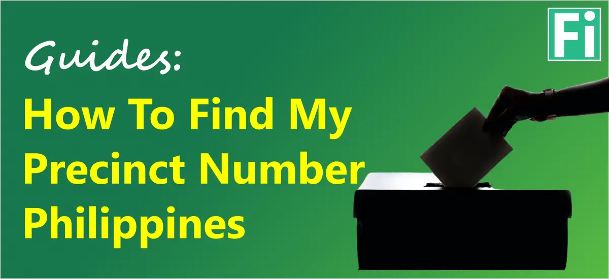 How To Find My Precinct Number Philippines